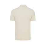 Dos d’un polo beige à manches courtes