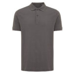 Polo gris à manches courtes pour homme