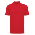 Polo rouge à manches courtes pour homme