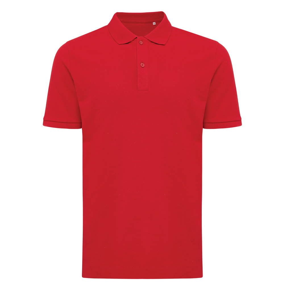 Polo rouge à manches courtes pour homme