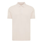 Polo beige clair à manches courtes