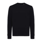 Sweat-shirt noir à manches longues unisexe