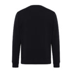 Dos d’un sweat-shirt noir à manches longues