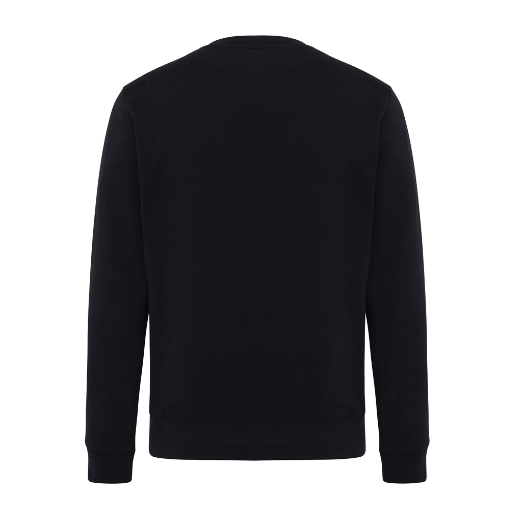 Dos d’un sweat-shirt noir à manches longues