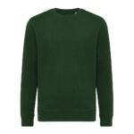 Sweat-shirt vert uni à manches longues