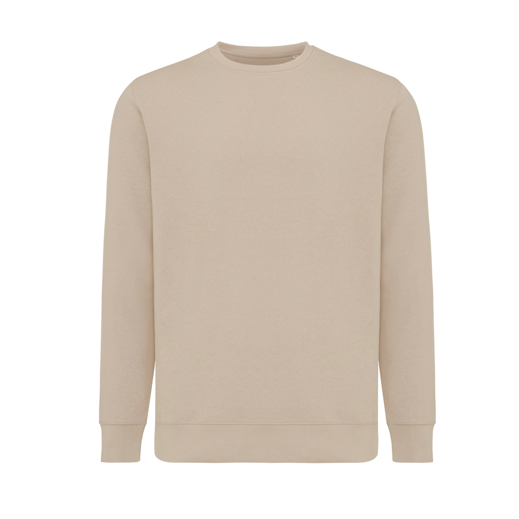 Sweat beige uni à manches longues