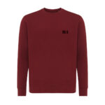 Sweat-shirt bordeaux à logo THIN K noir