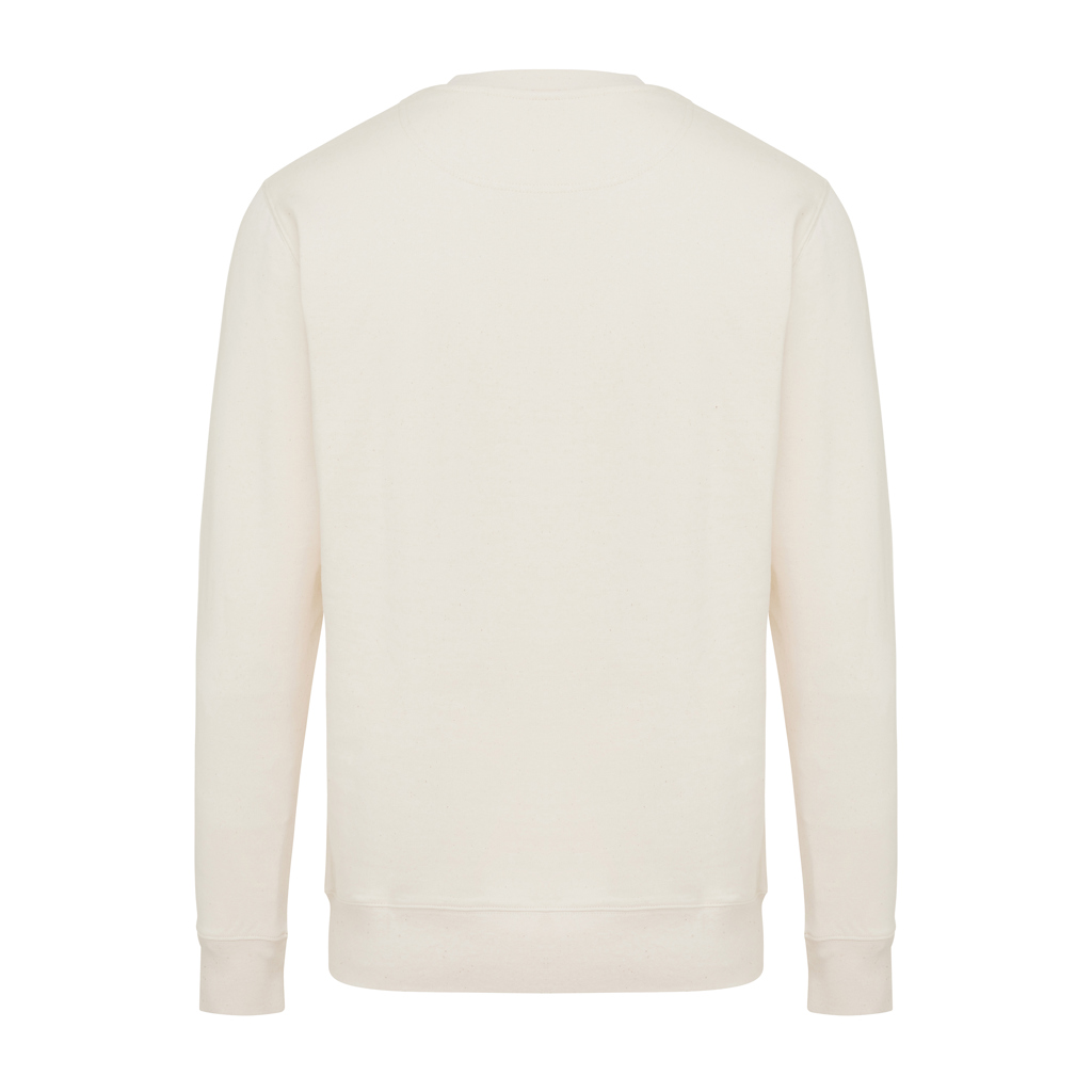 Sweat-shirt blanc simple vu de dos