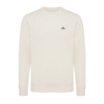 Sweat-shirt beige à col rond minimaliste