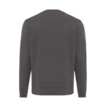 Sweat-shirt gris uni vu de dos