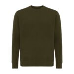 Sweat-shirt vert kaki à manches longues