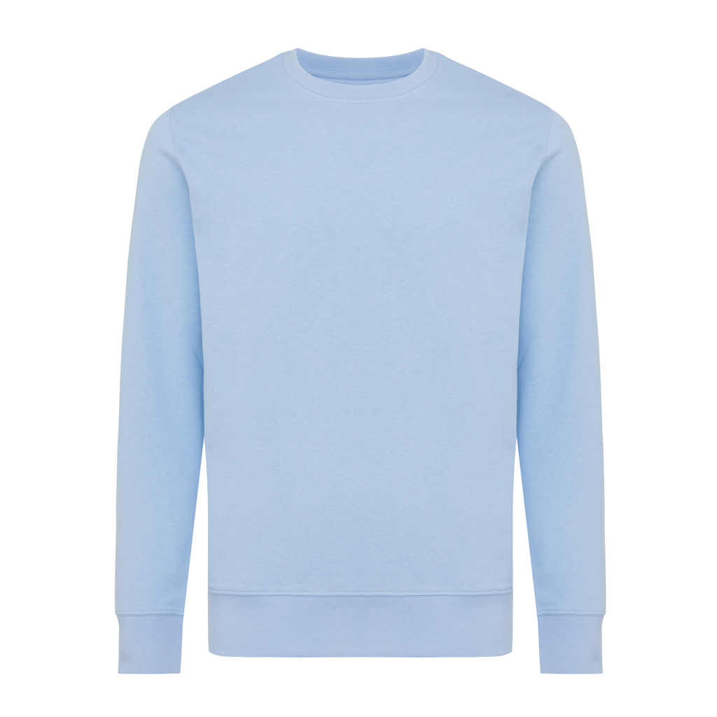 Sweat-shirt bleu clair à manches longues
