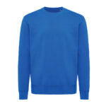 Sweat-shirt bleu uni à manches longues