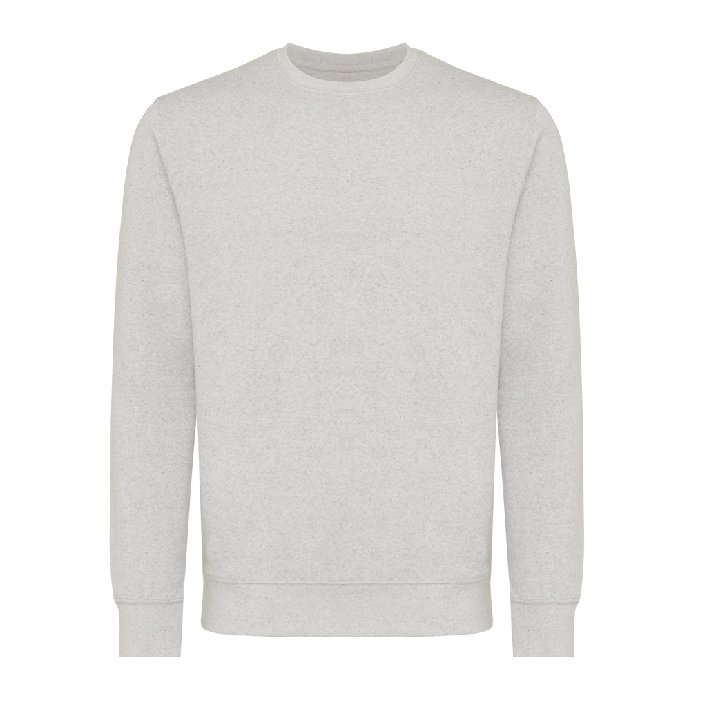 Sweat-shirt gris clair à manches longues