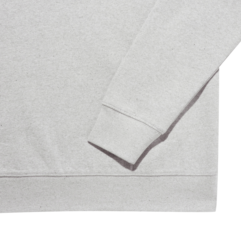 Manche et bas de sweat gris clair