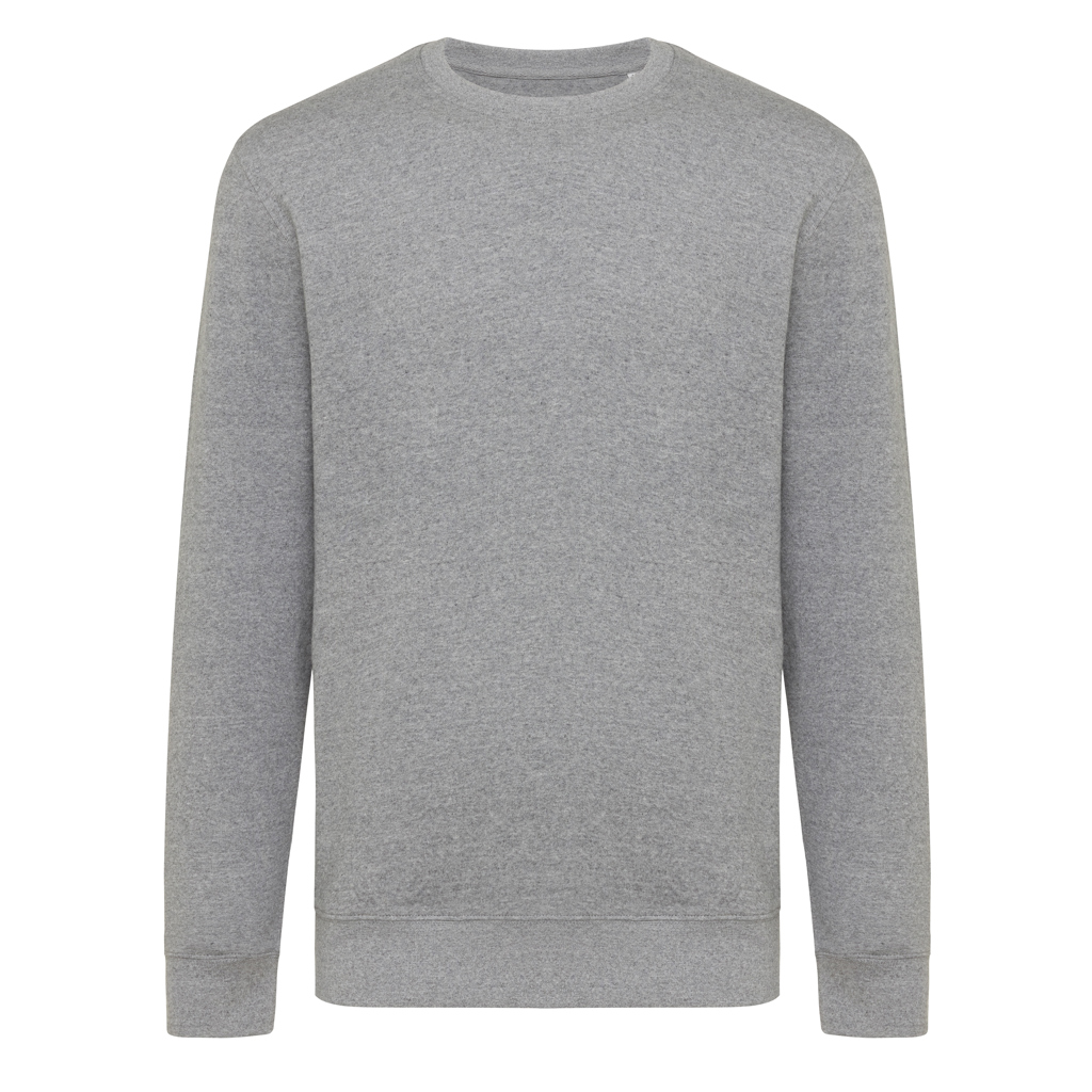 Sweat-shirt gris à manches longues unisexe