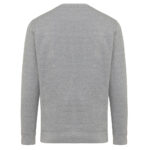 Sweat-shirt gris à manches longues vu de dos