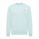 Sweat-shirt bleu clair à col rond