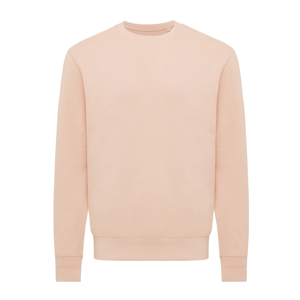 Sweat-shirt beige clair à manches longues unisexe