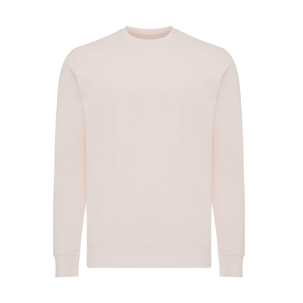 Sweat-shirt rose pâle à manches longues