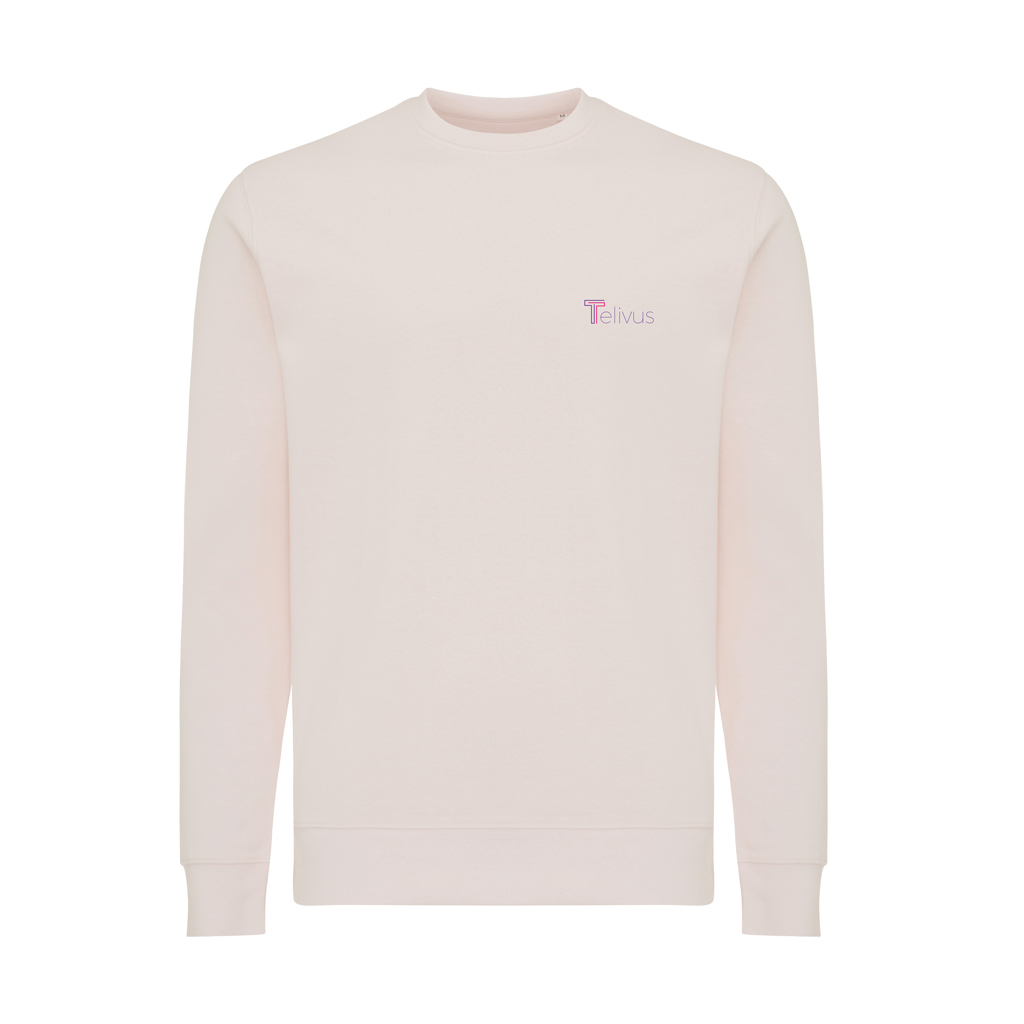 Sweat-shirt rose clair à logo Telivus