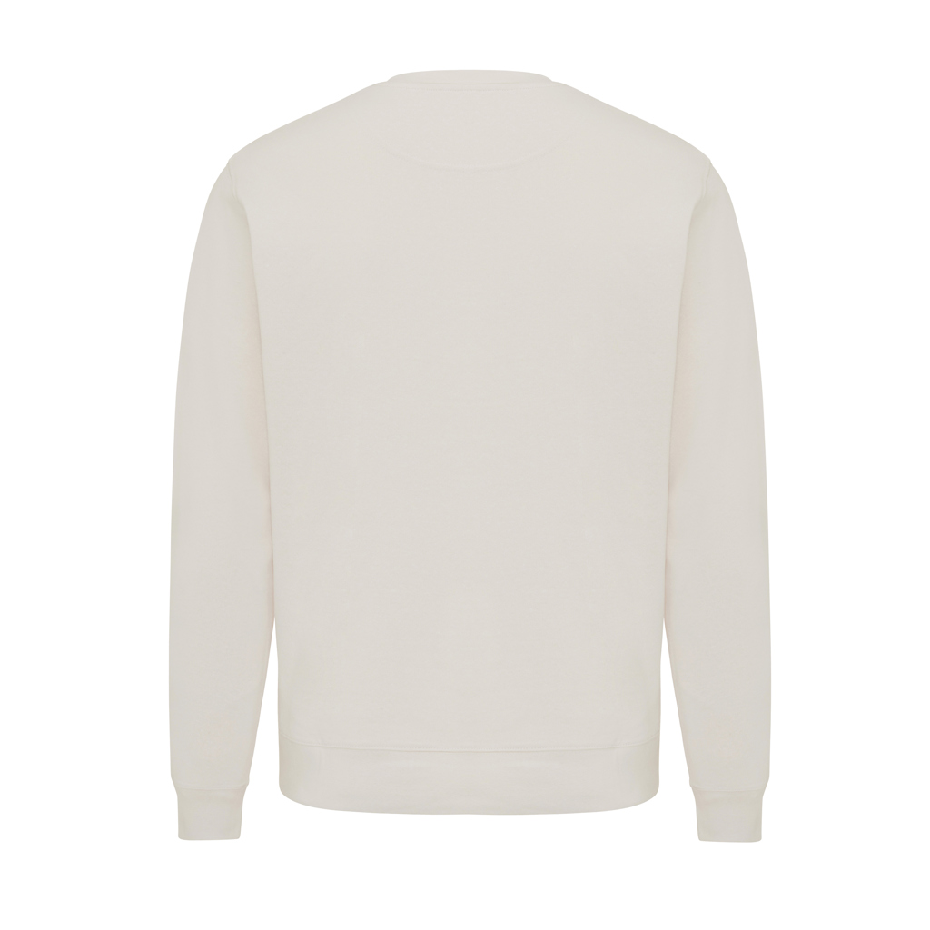 Sweat-shirt beige uni vu de dos