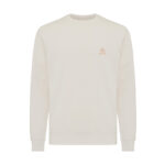 Sweat-shirt beige à col rond minimaliste