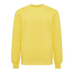 Sweat-shirt jaune uni à manches longues