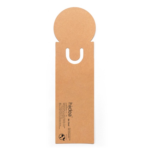 Pancarte de porte en carton recyclable marron