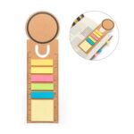 Marque-page règle avec notes adhésives colorées