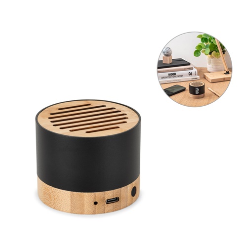 FERDINAND. Haut-parleur portable en aluminium recyclé (100% rAL) avec 3 heures d&rsquo;autonomie