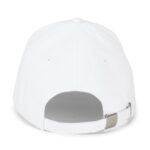 Casquette blanche vue de dos