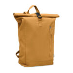 Sac à dos marron avec fermeture roulée