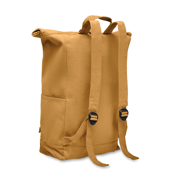 Sac à dos beige avec bretelles ajustables
