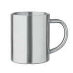 Tasse en acier inoxydable avec anse arrondie