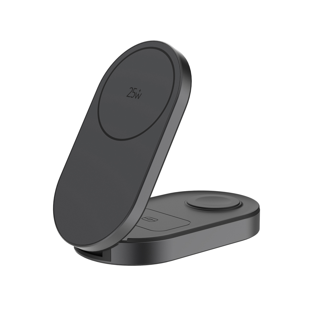 Chargeur 25W sans fil et pliable 3-en-1 Quantum