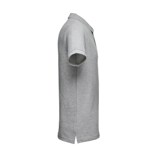 Polo gris à manches courtes vu de côté
