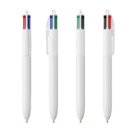 Quatre stylos à quatre couleurs à encre multiple