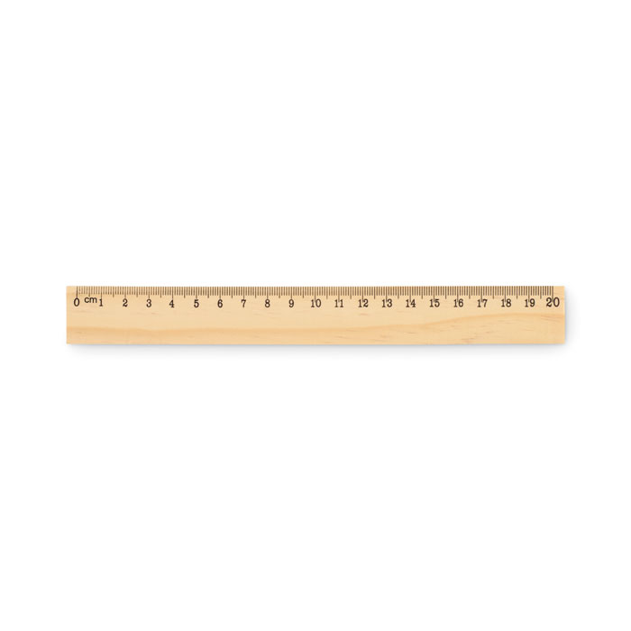 RULER20 – Wooden ruler 20cm