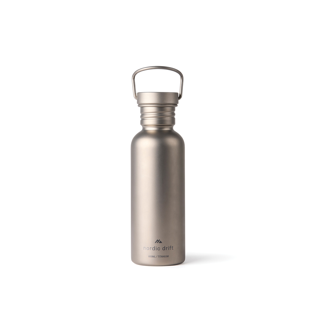 Bouteille d&rsquo;eau 600ml ultra légère titane Nordic Drift Trail