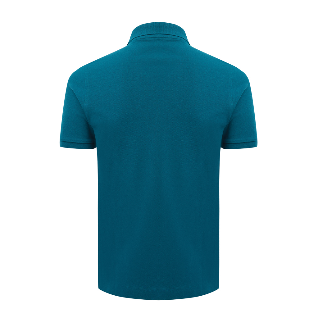 polo en coton piqué et recyclé iqoniq yosemite