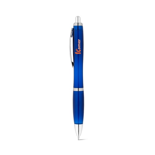 swing rpet. stylo bille en pet recyclé (100% rpet) avec attache métallique