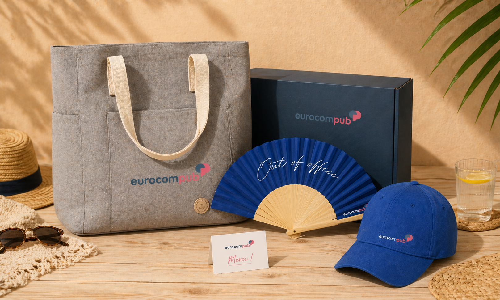 Kit de bienvenue personnalisé et utile, spécial été