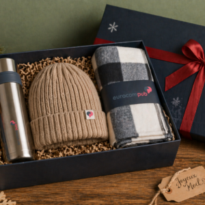 Coffret cadeau de Noël avec accessoires d’hiver