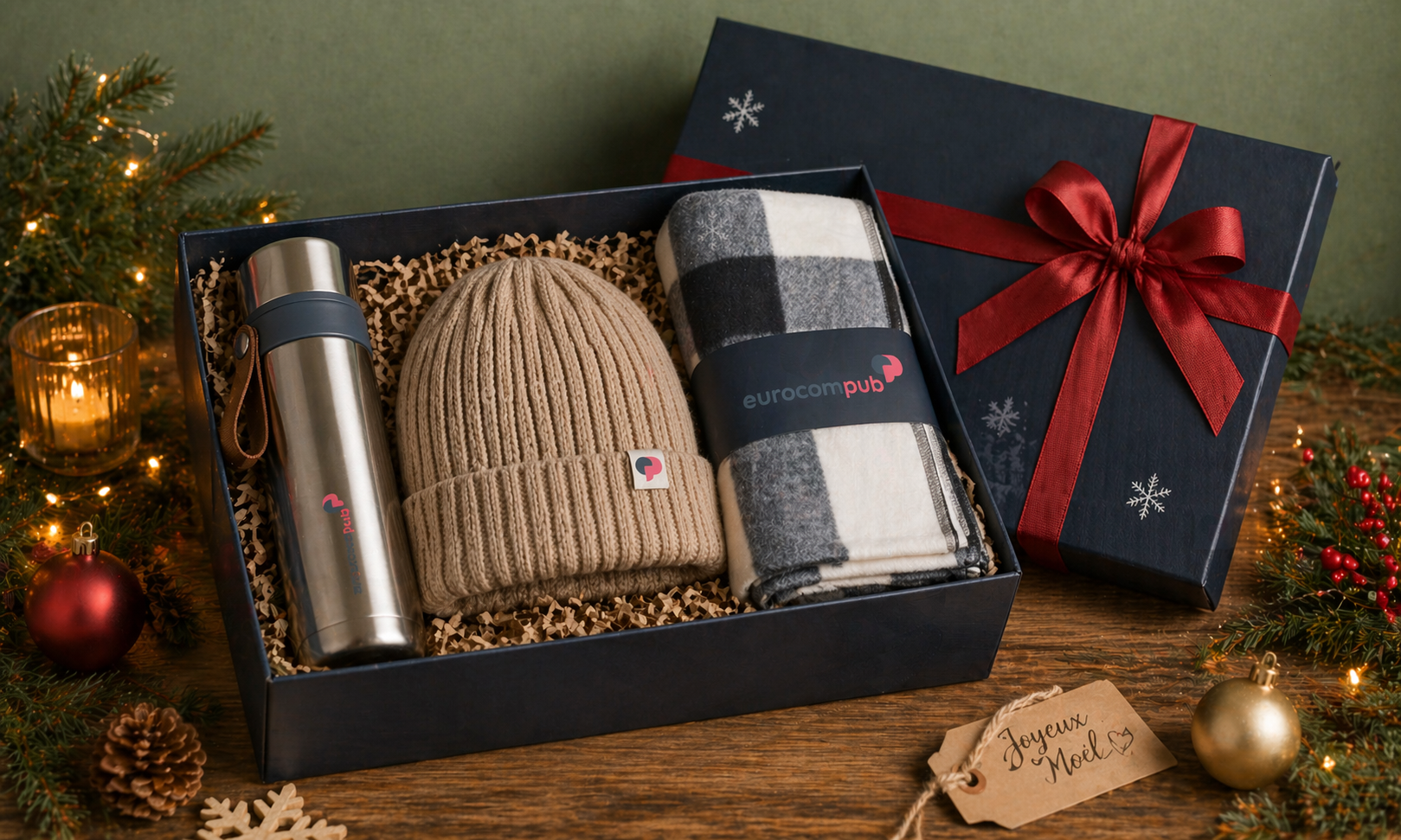 Welcome pack personnalisable et doux pour Noël