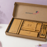Coffret cadeau bureau en bambou personnalisé