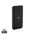 Batterie externe noire avec recharge sans fil