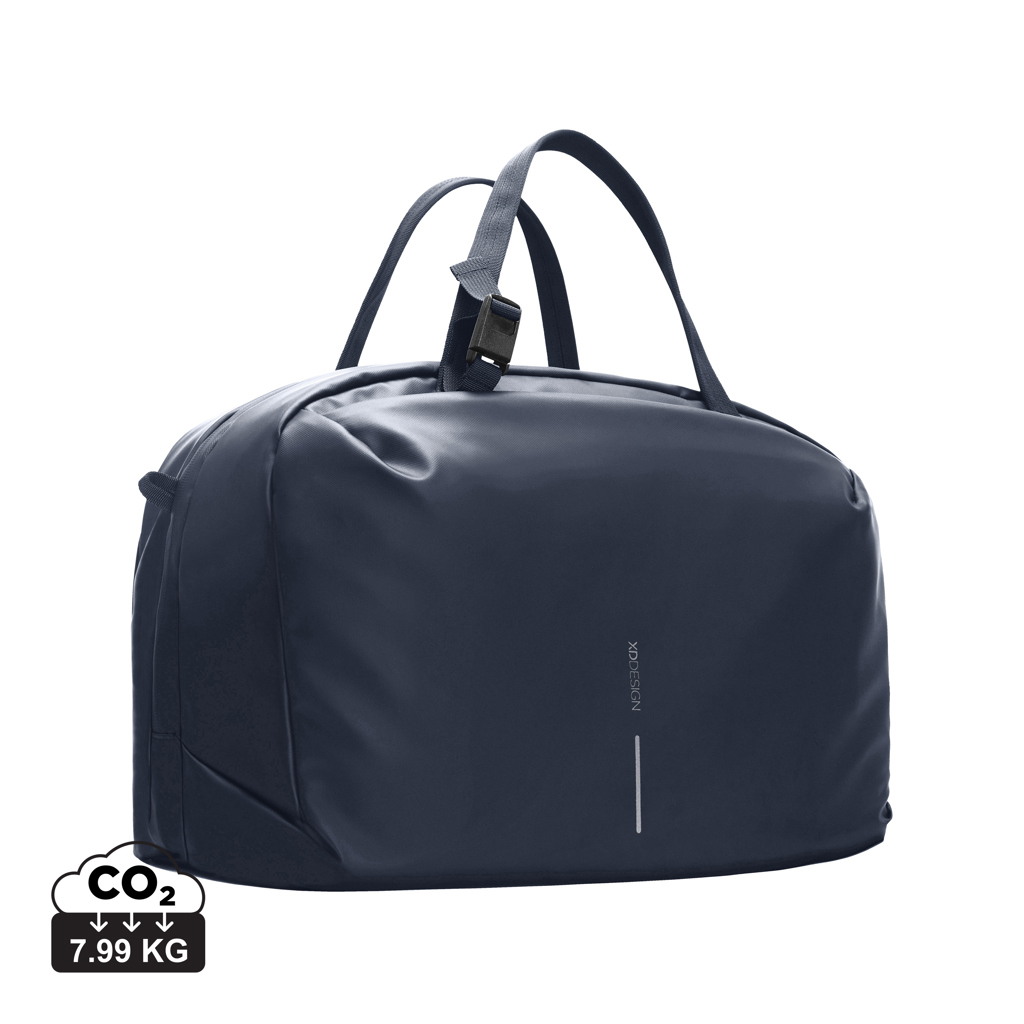 Sac de voyage bleu marine minimaliste