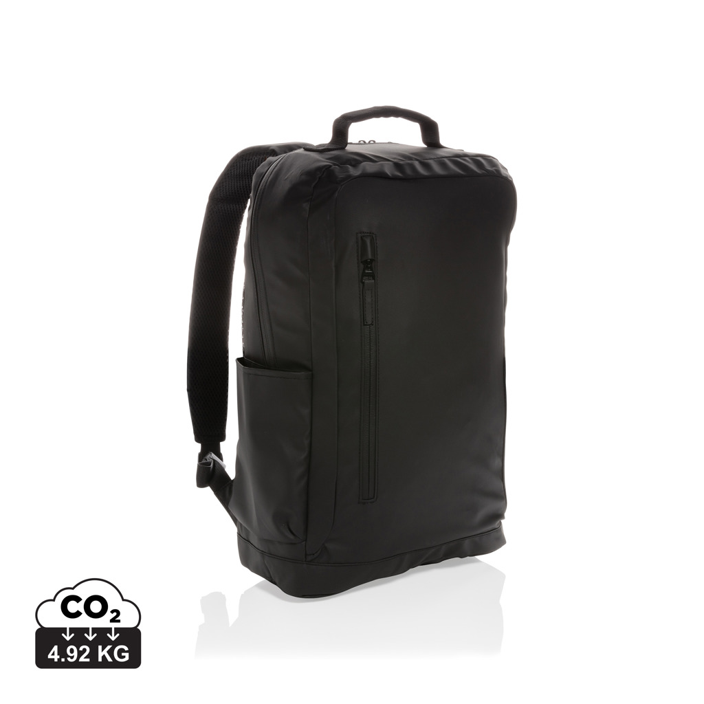 Sac à dos noir minimaliste avec poignée supérieure