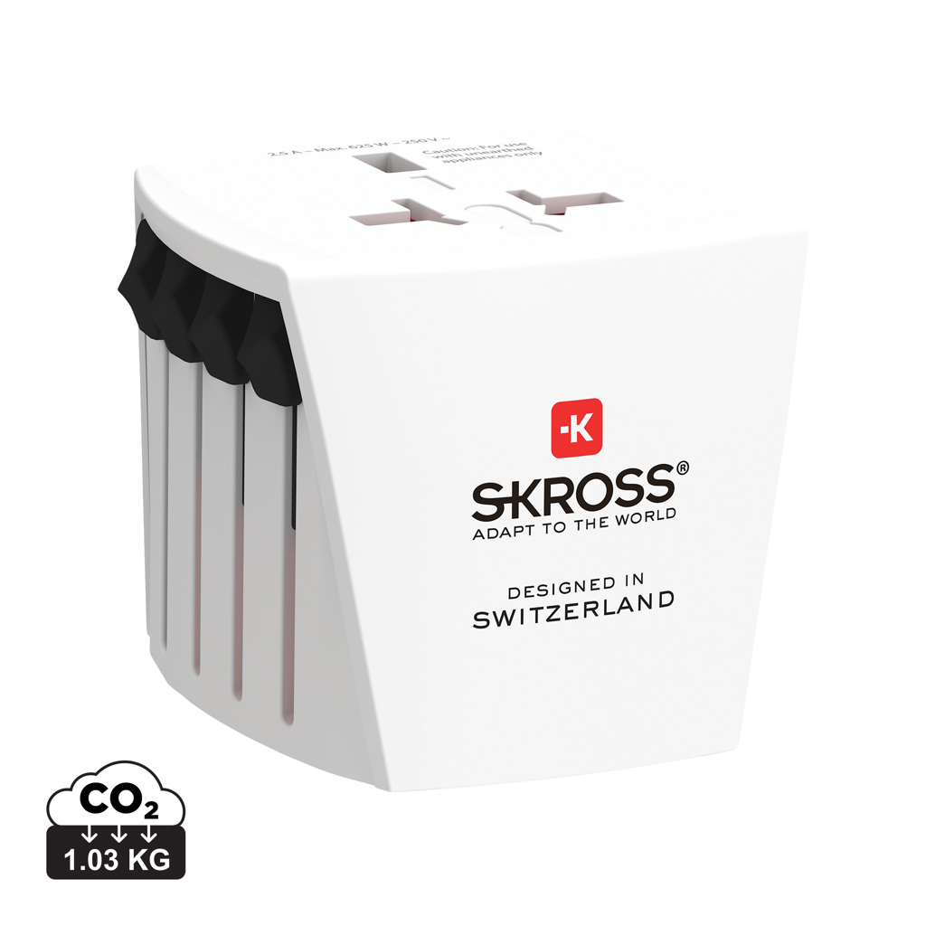 Adaptateur universel SKROSS blanc pour voyage